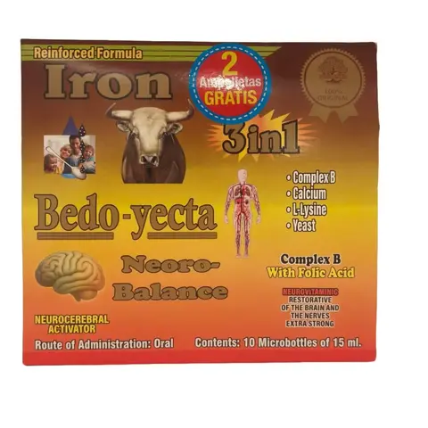 Promo Amp 3 in 1 IRON, BEDO-LLECTA-NEOROBALANCE 2 amp free.