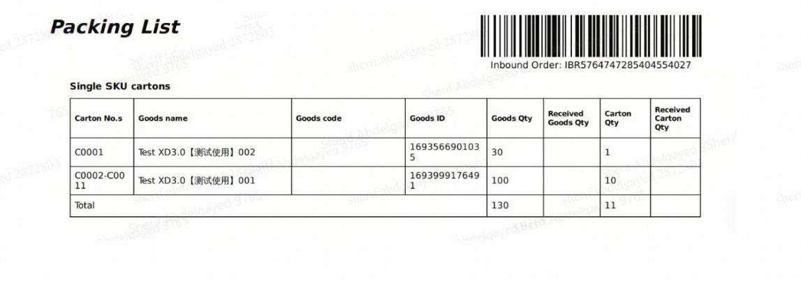 Special labeling marks