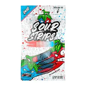 Sour Strip : Double berry candy **berry candy** Snack Sweet Candies Bonbon