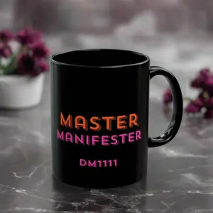 SALE! - MASTER MANIFESTER DM1111 Black Mug (11oz, 15oz)