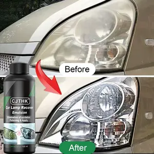 Car Headlight Repair Polishing Kit, Scratch Removal Restore Cleaning Cream, Oxidation Remover Headlight Polish Liquid
