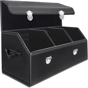 Auto Multiues Tools Storage Box Large Capacity Folding Auto Organizer Box Waterproof Foldable Car Storage Box for SUV Cars Stowing Tidying