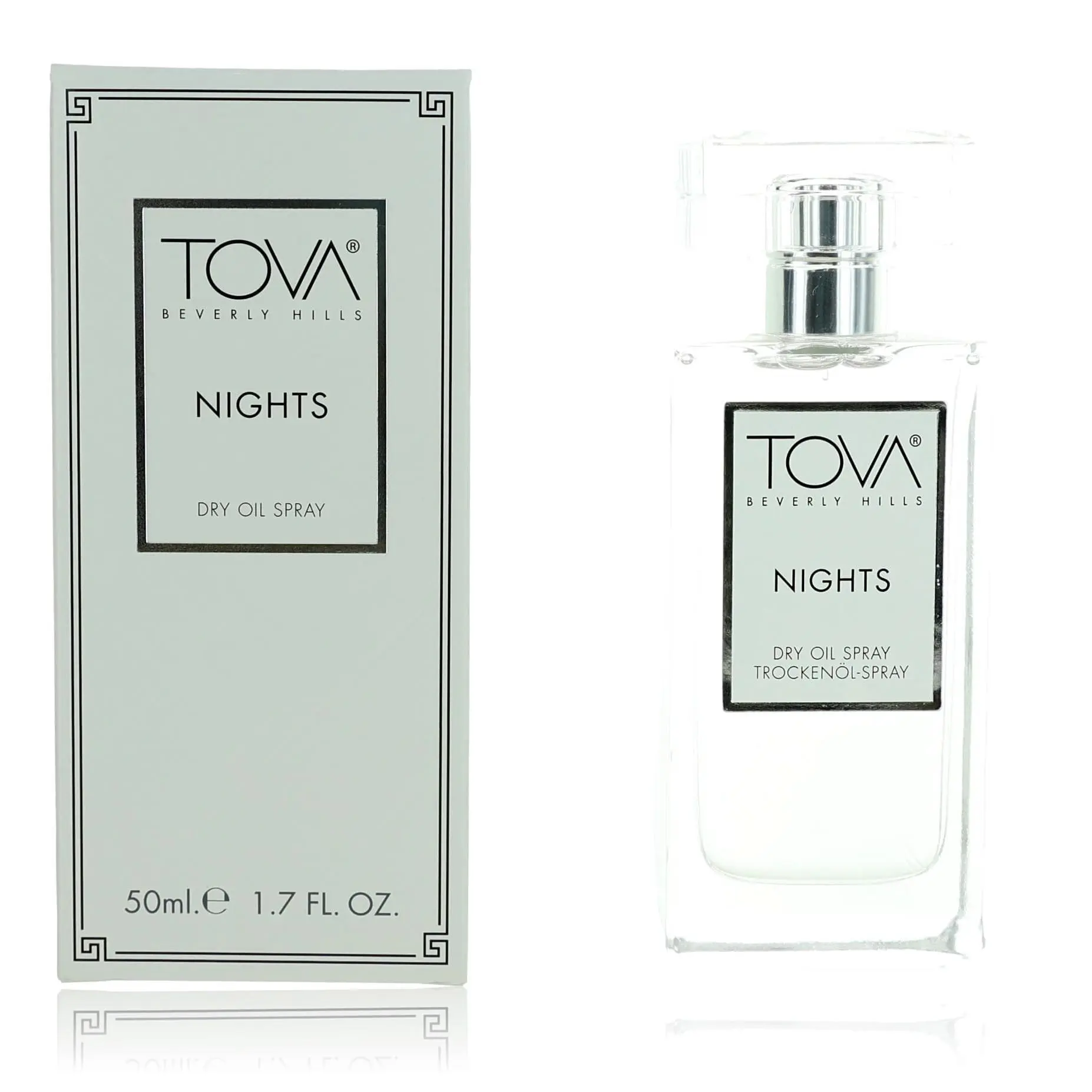 Tova Nights by Tova - Women's Fragrance Dry Oil Spray, 1.7 oz (50 ml Bottle) Beverly Hills Refined Aroma, Single Unit