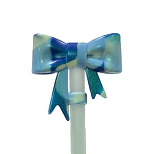 Oasis Cornflower 10MM Silicone Coquette Strawtopper Drinkware  Tumbler