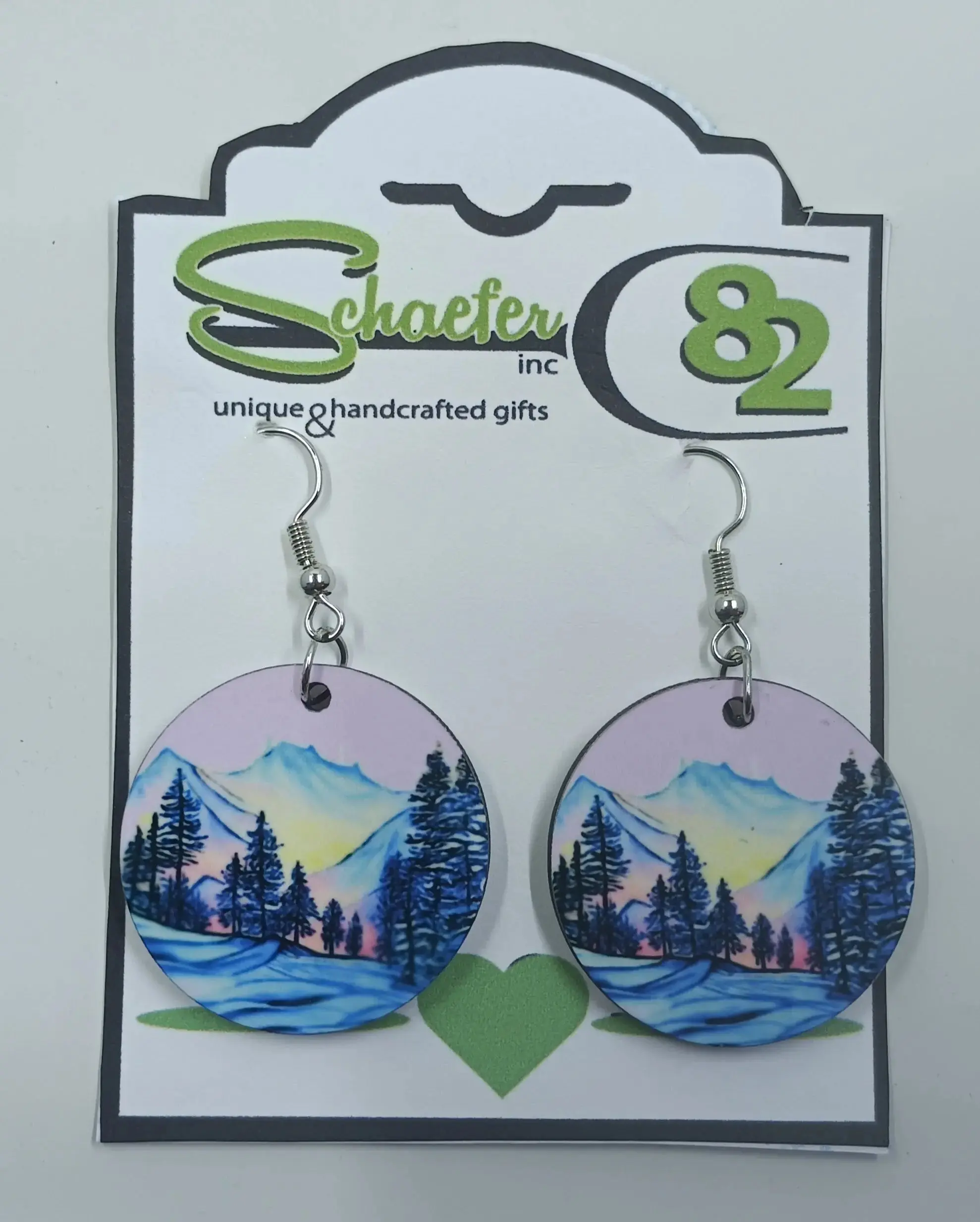 Purple Mountain Sunset Earrings
