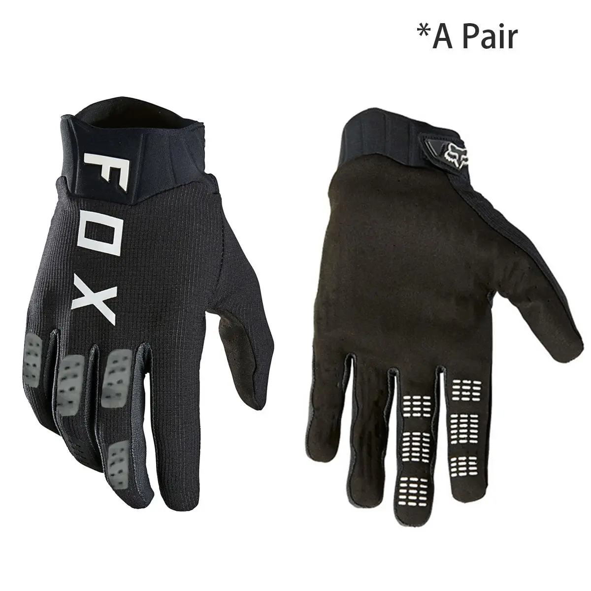 Sport & Outdoor Clothing, 1 Pair Cycling Gloves, Winter Outfits, Non-slip Breathable Mountain Bike Gloves, Wear-resistant Full Finger Racing Gloves, M