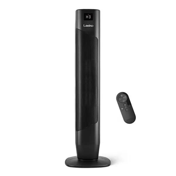 Lasko Oscillating 32" Ceramic Tower Space Heater 1500W Remote Control 12hr-Timer
