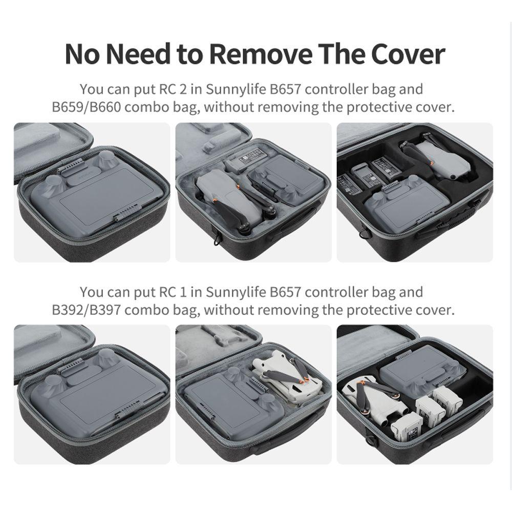 Screen Protector Shell For DJI RC/RC 2 Remote Control Sunshade Silicone Protection Case For DJI Mini 5 Pro/Neo/Mini 4 Pro/Air 3