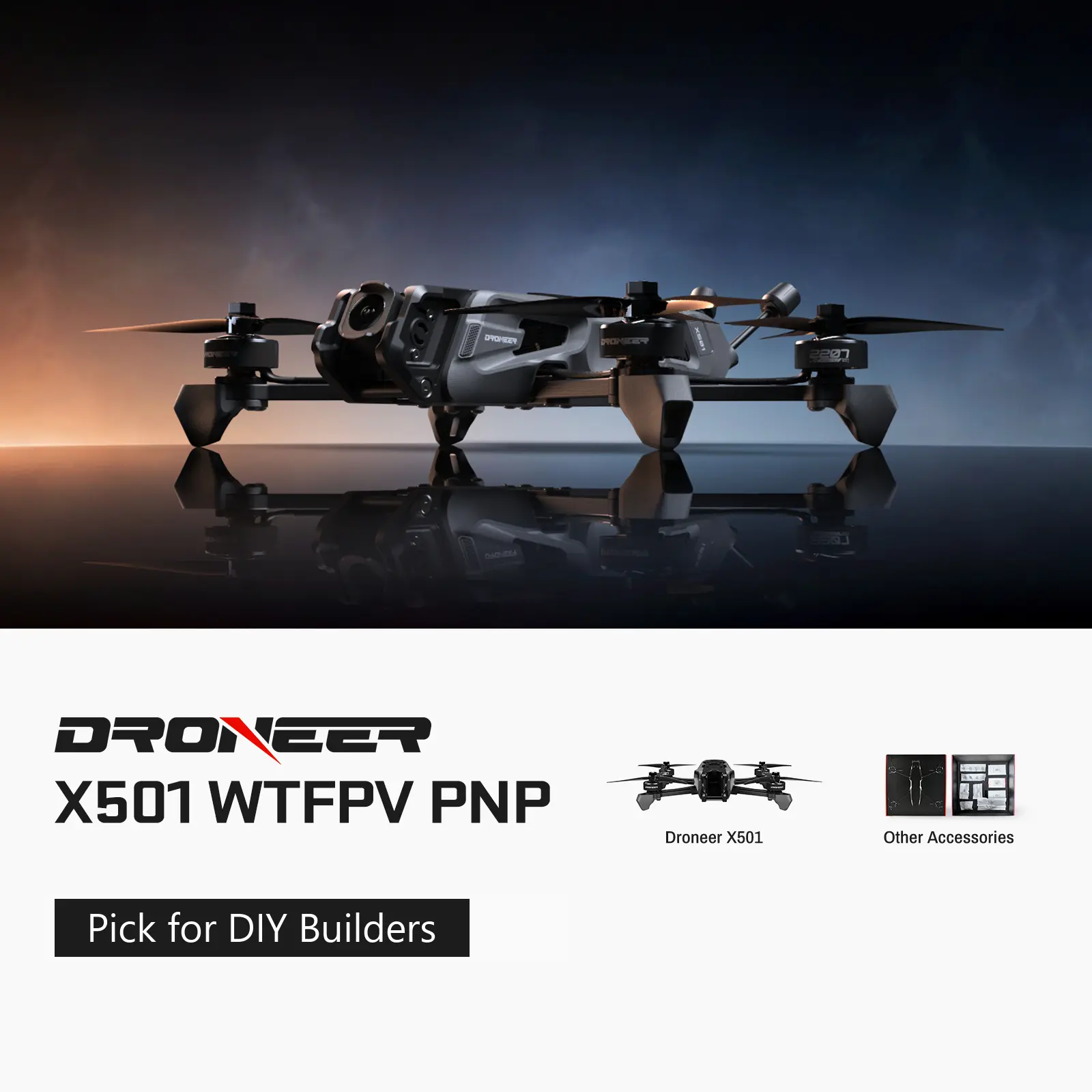 Droneer X501 PNP FPV Drone Droneer X501 PNP FPV Drone