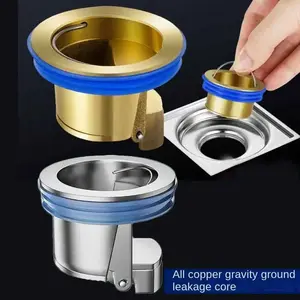 FERITTO Universal One-Way Valve Floor Drain Stopper | Anti-Odor & Insect Barrier for Showers & Sinks | The Perfect Housewarming Gift