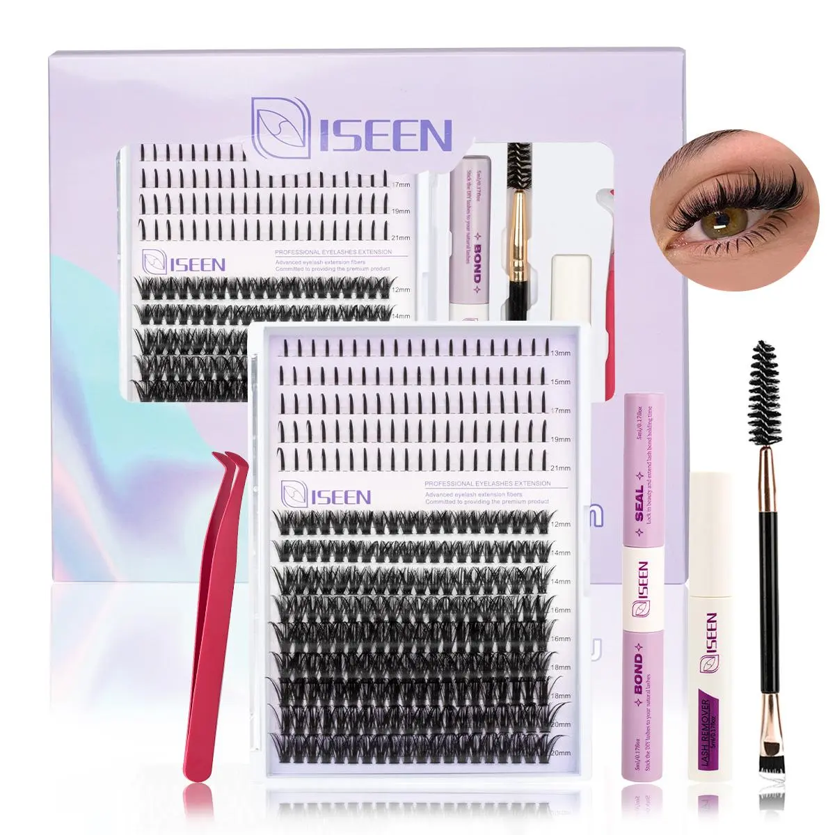 Spiky Manga Lash Kit l Fairy,Sidespike Kit, DIY Eyelash Extension, Eyelash Extensions Set, Eyelashes Extensions, Individual Eyelashes, High Quality Eyelashes, Dramatic Volume Eyelash, Waterproof Long Lasting Anime Lash Makeup Cosmetic