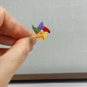 Handmade micro crochet windmill rings, crochet rings, knitting rings, adjustable rings, windmill rings,handmade rings