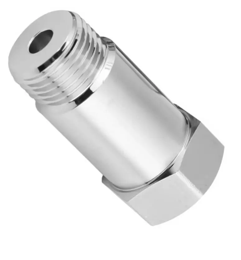 Universal Thread Adapter Set, 5 Pcs, Precision Machined Stainless Steel, Straight Design M18x1.5 Thread, 45mm Length, No Catalytic Core