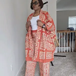 Adure kimonostyle and palazzo