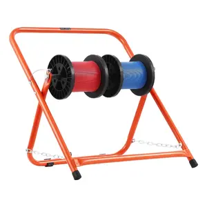 VEVOR Wire Spool Rack, 220 lbs Load Capacity, Portable Cable Caddy, Moveable Wire Rack with Wheels, Spool Holder, Up to 29.9 in Diameter, for Electrical Industrial and Retail Use, Working EfficiencyVEVOR Super Brand Day