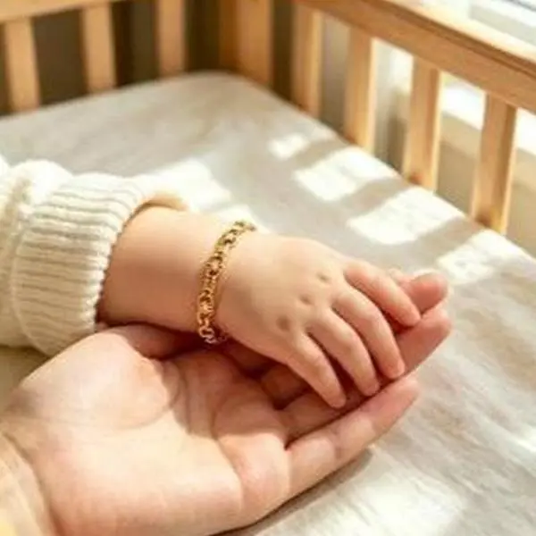 Kids Gold-Plated Tarnish-Resistant Stackable Bangle Bracelet - Durable, Trendy Costume Jewelry for Toddlers, Multiple Sizes Available