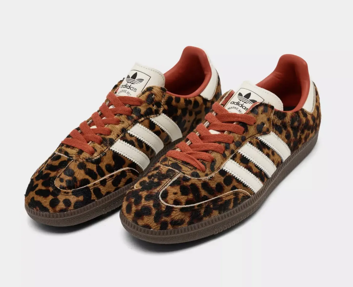 Adidas Samba OG Red Leopard Women's Sneakers | Leopard Print Low Top Retro  Casual Shoes | SKU JI2734 - TikTok Shop