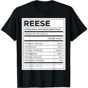 Reese Nutrition Information, Problem Solving Hard Work T-Shirt