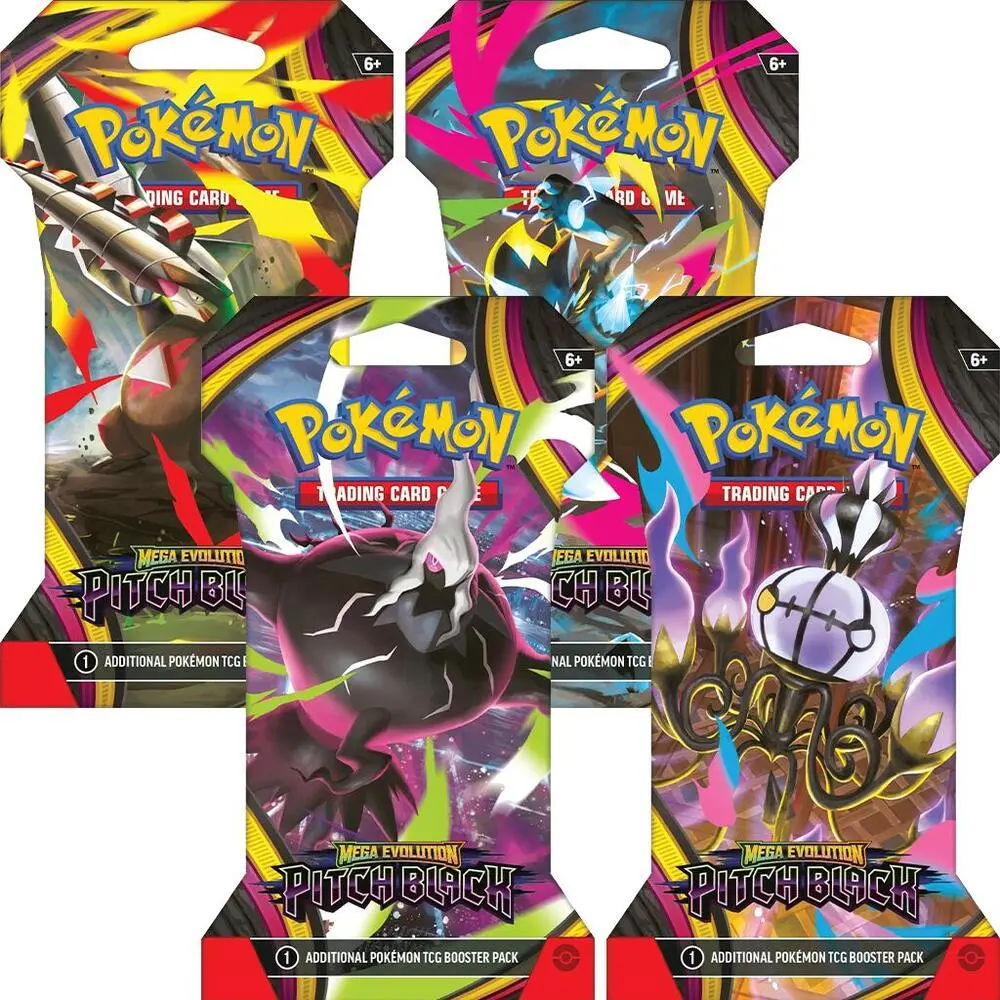 Pitch Black Sleeved Booster Pack *5 Pack limit per customer*