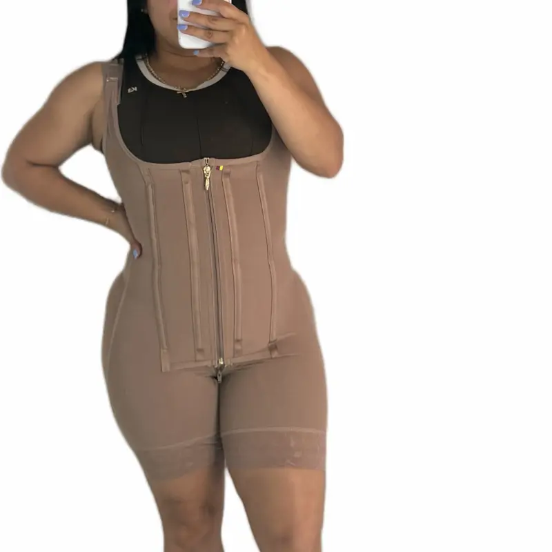 Women's Compression Shapewear Bodysuit - Full-Coverage Hourglass Effect, Elastic, Comfy, Fits Everyday Wear