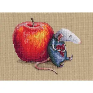 Mouse in love M799 Counted Cross Stitch Kit