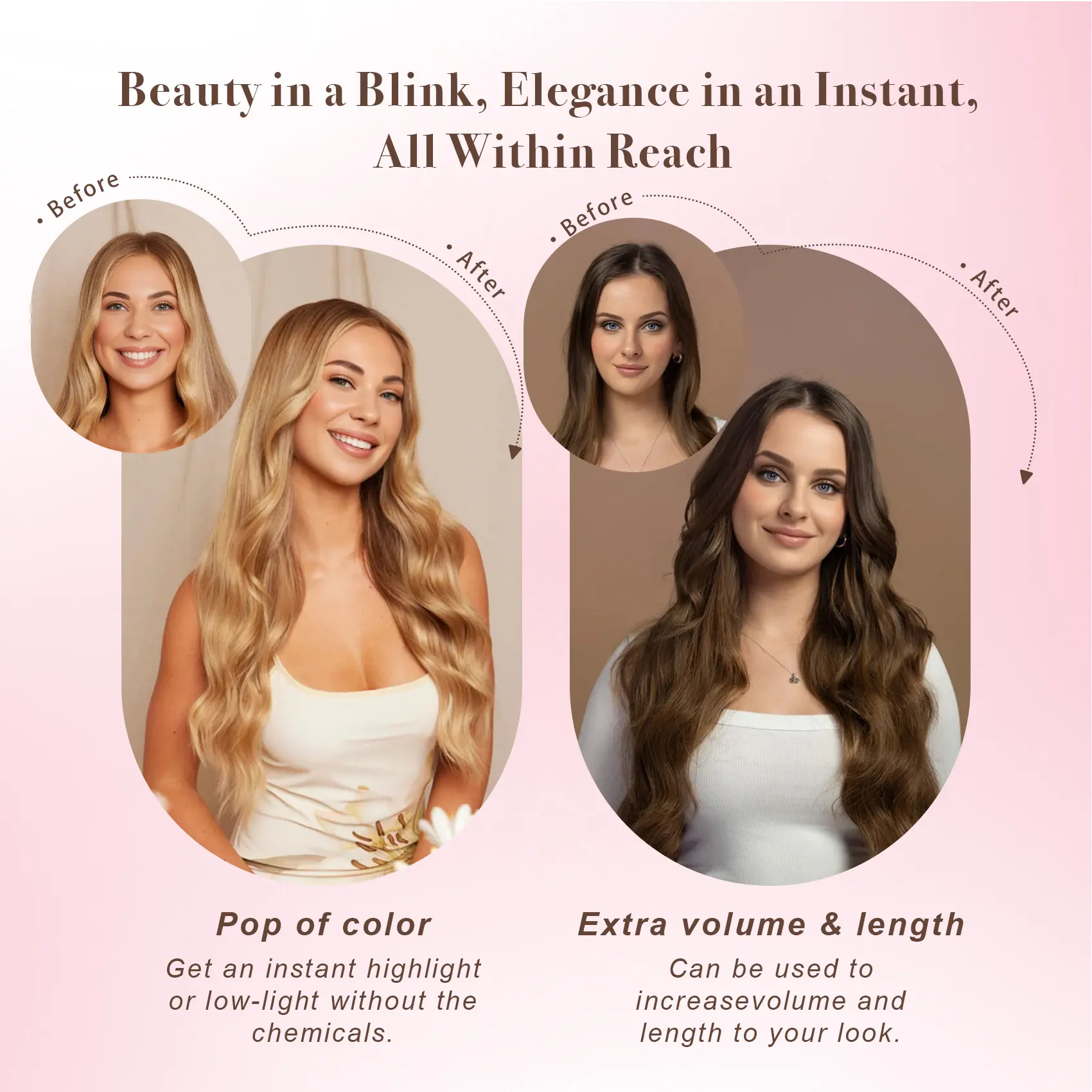 【QBEAUTY】24--Clip- in Synthetic Hair Extensions Long Wavy 4PCS Thick Hairpieces Double Weft Natural Hair Extensions for WomenNew Upgraded Lace Weft Natural Thick Hairpieces Same Amount Of Full Hair With Lighter Weight All Day Comfort Outdoorfun SpringSta 【QBEAUTY】24--Clip- in Synthetic Hair Extensions Long Wavy 4PCS Thick Hairpieces Double Weft Natural Hair Extensions for WomenNew Upgraded Lace Weft Natural Thick Hairpieces Same Amount Of Full Hair With Lighter Weight All Day Comfort Outdoorfun SpringSta