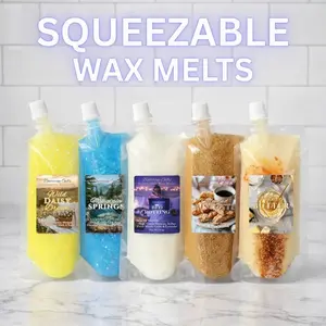 Strong Scented Squeezable Wax Melts | Handmade | Long Lasting Home Fragrance | Sample Variety Pack | Not your average Wax Melts