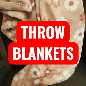 CLAIMS - Throw Blankets - Patterns shown and Selected on LIVES