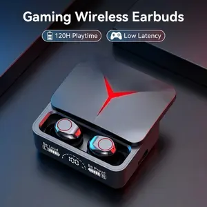 Wireless Bluetooth 5.3 Earbuds Low Latency Gaming TWS Headphones for Workout Travel HD Stereo Mic Noise Cancelling Charging Case