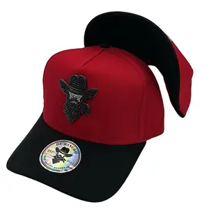 De Rancho DIAMOND DUST SUEDE Special Edition Hat (Red) DR234