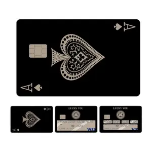 Elegend Credit Card Sticker Skin: Ace Playing Card Design for Debit, Credit, Transportation Cards - Slim, Waterproof, Anti-Wrinkle, Removable