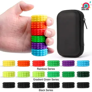 #Summervibes Silicone Magnetic Stress Balls, 6 Pack Pain Stim Fidget Toys Adults & Teens, Sensory Toys for Kids with Autism ADHD with Storage Box, Stress Relief & Focus Handheld Roller for Office #GLOBAL PICKS # sensory bundle
