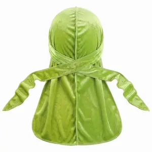 JagRags Premium Lime and Velvet Durag for Men