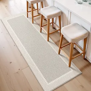 Anti-Fatigue Kitchen Mat, Kitchen Floor Mat, Washable Oil-Proof Door Mat, Bathroom Carpet, Machine Washable Rug, Non Slip Rug, Washable Kitchen Rugs, Kitchen Area Rug, Suitable for Kitchen Sink Living Room Bedroom Office Home Decor