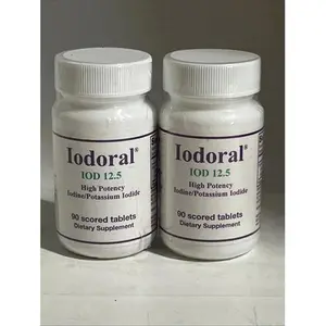2x Optimox Iodoral IOD-12.5 High Potency Iodone 90 Tablets (180 Total) Exp 3/27