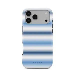 BURGA iPhone Case | White Noise | For iPhone 17 Pro Max, 16 15 14 13 12 11 Series | MagSafe Aesthetic Phone Case | Gradient Phone Case | Trendy 2026 Phone Case | Shockproof & Waterproof Protection | Gift for Her and Love