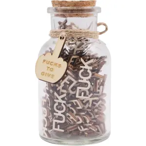 Fuc k to Give(8oz),Fuc k Jar ,Bottle Gag Birthday,Holiday, Halloween Decorations Christmas,Funny Gifts, Mother's Father's Valentines Day Encouragement