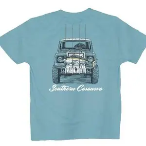 Southern Casanova Off-Road Adventure T-Shirt Classic Truck with Custom Antennas and Bold "Southern Casanova" Typography, Unisex T-Shirt, Casual Graphic Tee, Perfect Gift for Car Enthusiasts and Off-Road Adventurers, Menswear Top Streetwear Casual