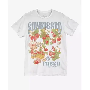 Strawberry Shortcake Sunkissed Boyfriend Fit Girls T-Shirt