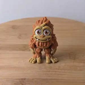 3D Printed Bigfoot- Articulated Yeti