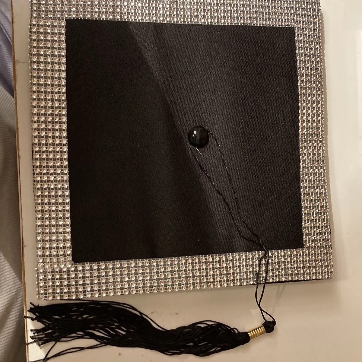 Blinged out graduation cap