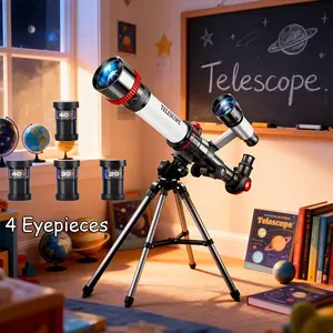 Single tube telescope, of superior quality, suitable for camping, outdoor hiking, etc., an excellent holiday gift.