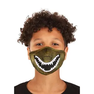 Child Dinosaur Sublimated Face Mask