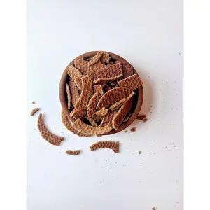 Stroopie Pieces (8oz) - Homemade Dutch Stroopwafel Pieces - Great Evening Snack