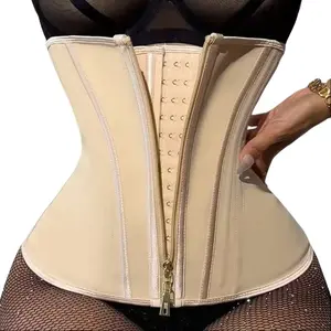 Waist Trainer for Women Tummy Control Corset Waist Cincher Body Shaper Sport Workout Fajas Postpartum Zipper off snap shapewear invisible
