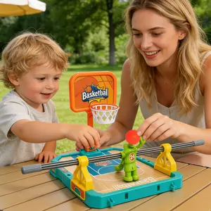 Mini Desktop Basketball Machine, Stress Relief Toy, Premium Abs Material, Indoor Outdoor Interactive Game, Portable Camping, Family Party Essential