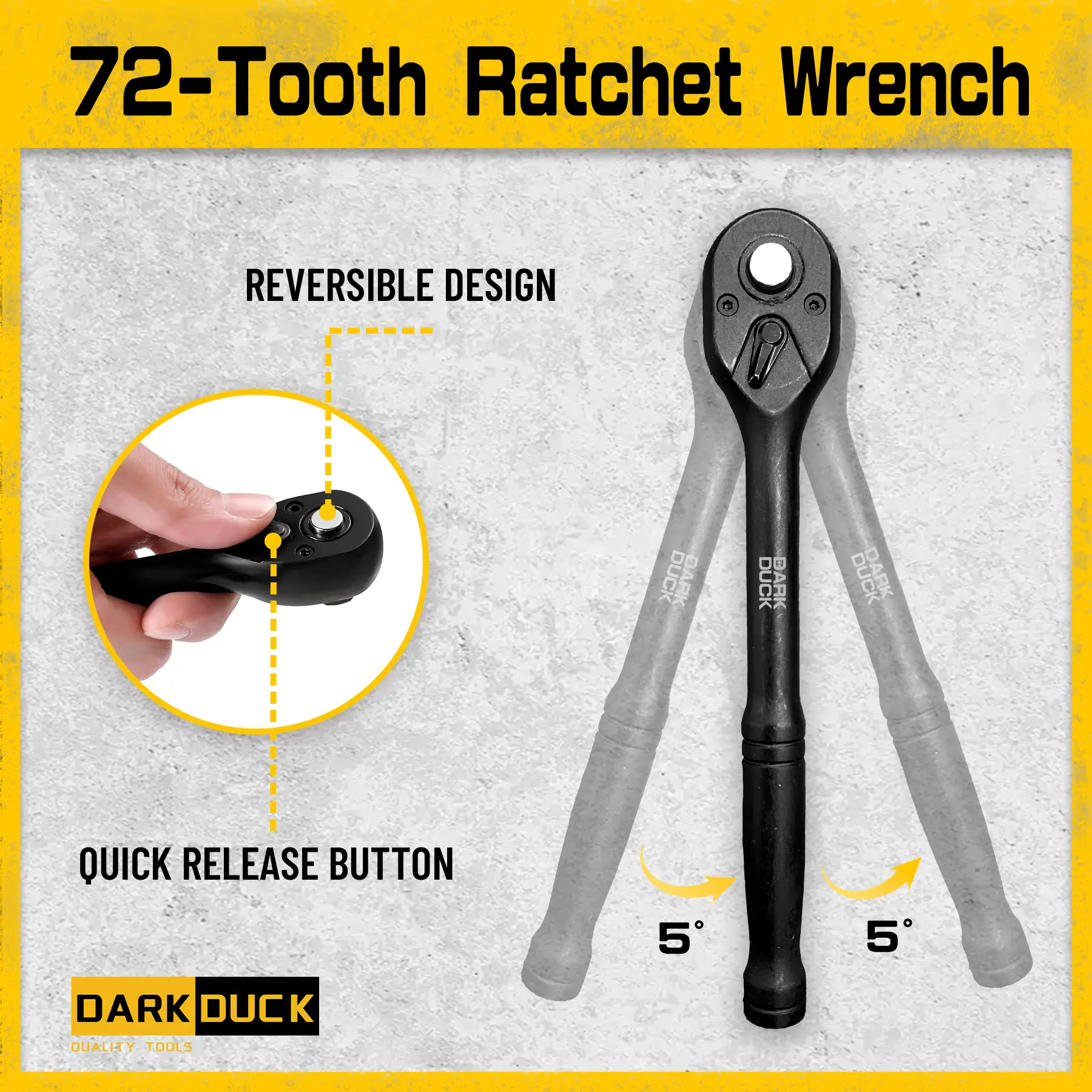 DARK DUCK 50pcs Set Standard SAE (5/16 To 3/4 Inch) and Metric (8