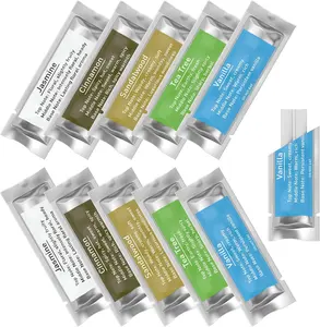 Bags Fragranced Car Diffuser Refills for  Car Diffuser Vent Clips, Car Air Fresheners Scents Diffuser Perfume Essential Oil sticks  ScentsVanilla, Tea Tree, Sandalwood, Cinnamon, Jasmine