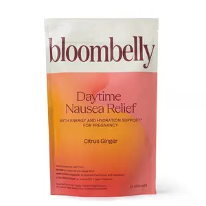 Bloombelly Morning Nausea Support - Electrolytes Hydration Support with Vitamin B6 & Ginger for Nausea Relief and Energy Boost in First Trimester Supplement
