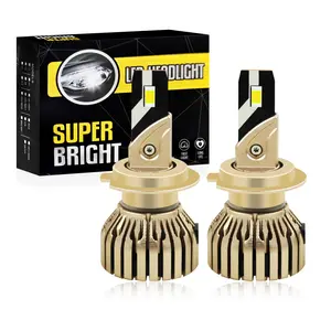 H7  Bulbs, 900% Brighter Halogen and Fog Lights Replacement, 30000lm  Bulbs, Compact Size, 6000K Cool White, Pack of 2   bulb replacement light   led